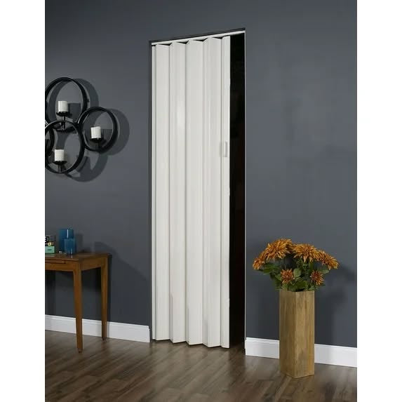 Home Style Plaza Accordion Folding Door White 36" x 96"