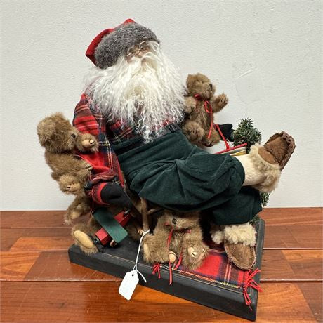 Timeless Collectibles Bouquet Enterprises Emmett & the Teddy Bears Santa