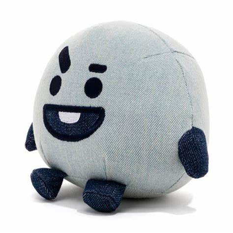 BTS BT21 Shooky Denim Plush Doll NWT
