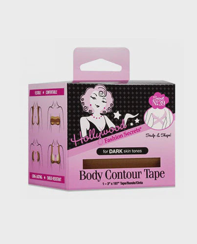 Hollywood Body Contour Tape-Dark Skin Tone