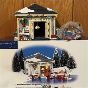 Dept 56 Another Mans Treasure Garage Sale Set Of 22 Snow Village 54945