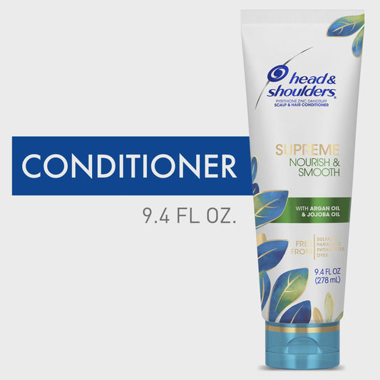 Head & Shoulders Supreme Nourish &Smooth Hair & Scalp Conditioner 9.4 fl Oz. exp 3/26