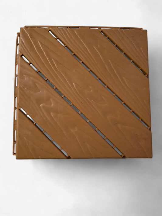 12x12 27pcs interlocking deck tiles  New  Light Brown