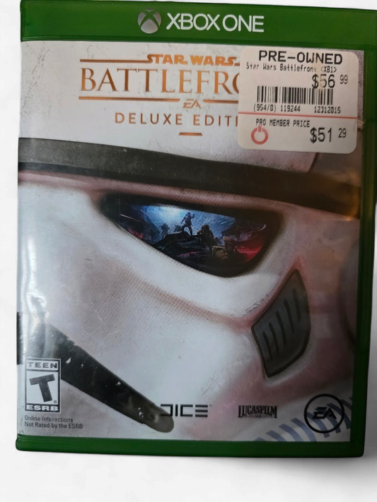 Star Wars: Battlefront - Deluxe Edition (Microsoft Xbox One) NO MANUAL