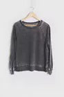 Women's Long Sleeve Rib Cuff & Hem Sweatshirt Choose Color